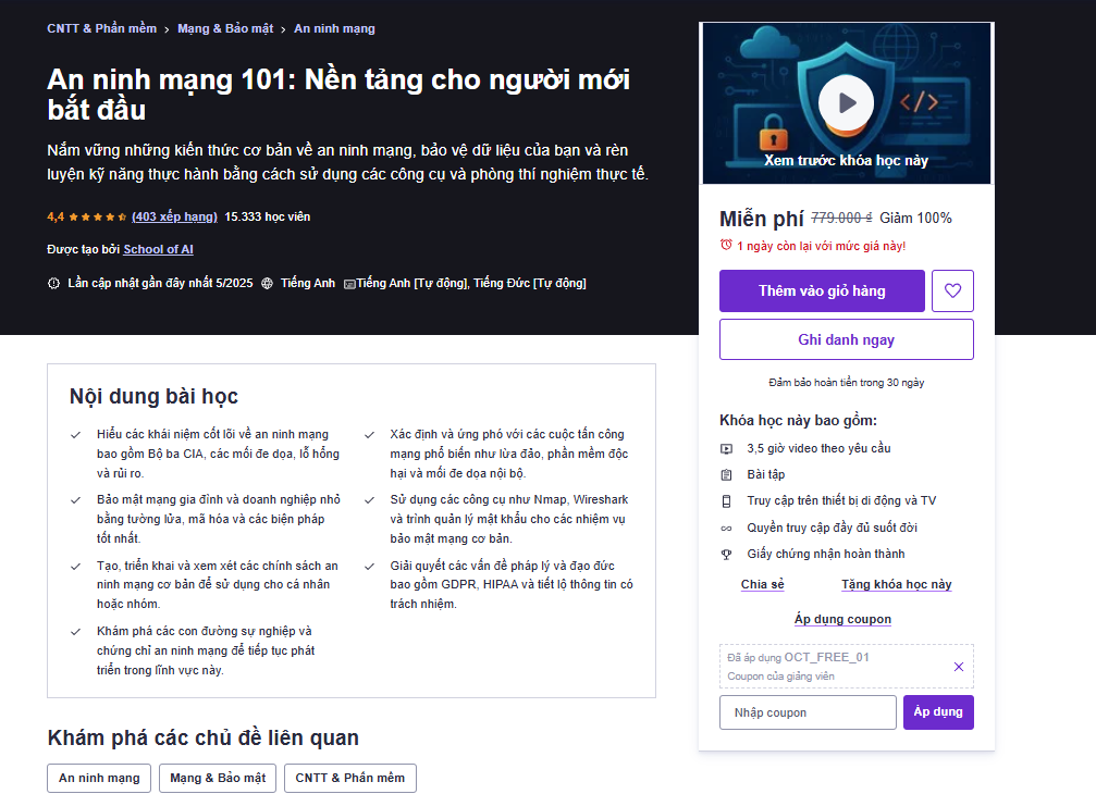 🔐An ninh mạng 101: Nền tảng cho người mới bắt đầu