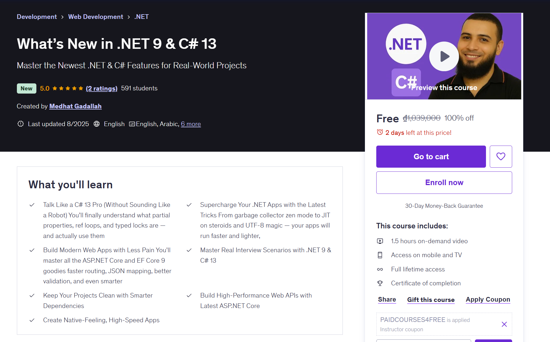 What’s New in .NET 9 & C# 13